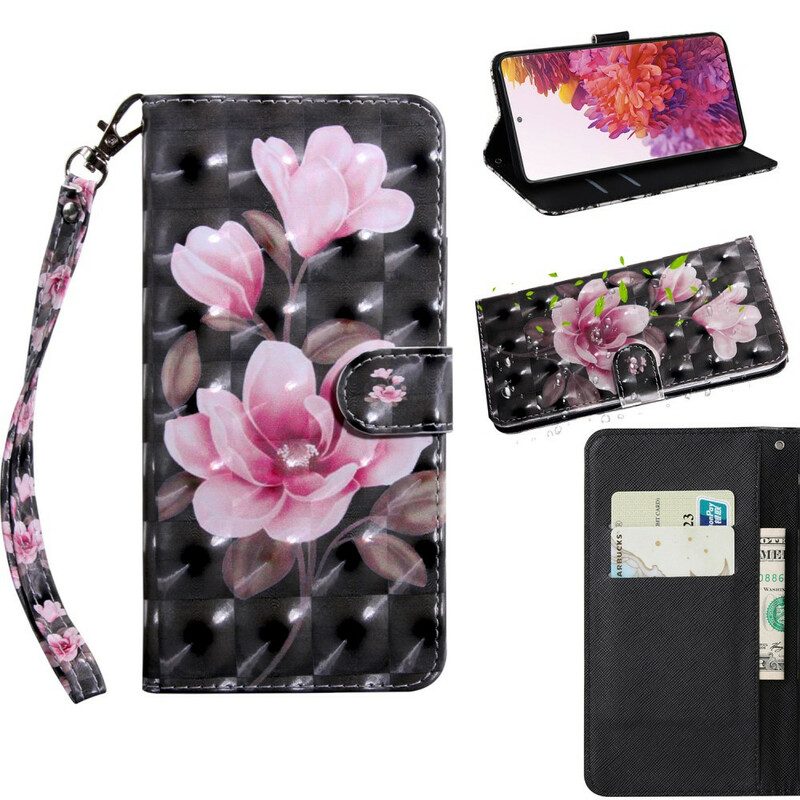 Folio-hoesje voor Samsung Galaxy S20 FE Bloesem Bloemen