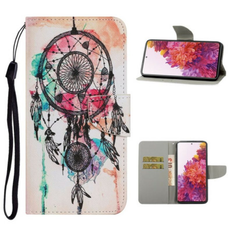 Folio-hoesje voor Samsung Galaxy S20 FE Dromenvanger Aquarel