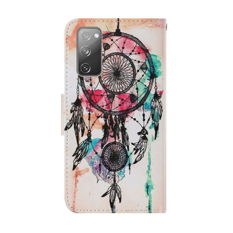 Folio-hoesje voor Samsung Galaxy S20 FE Dromenvanger Aquarel