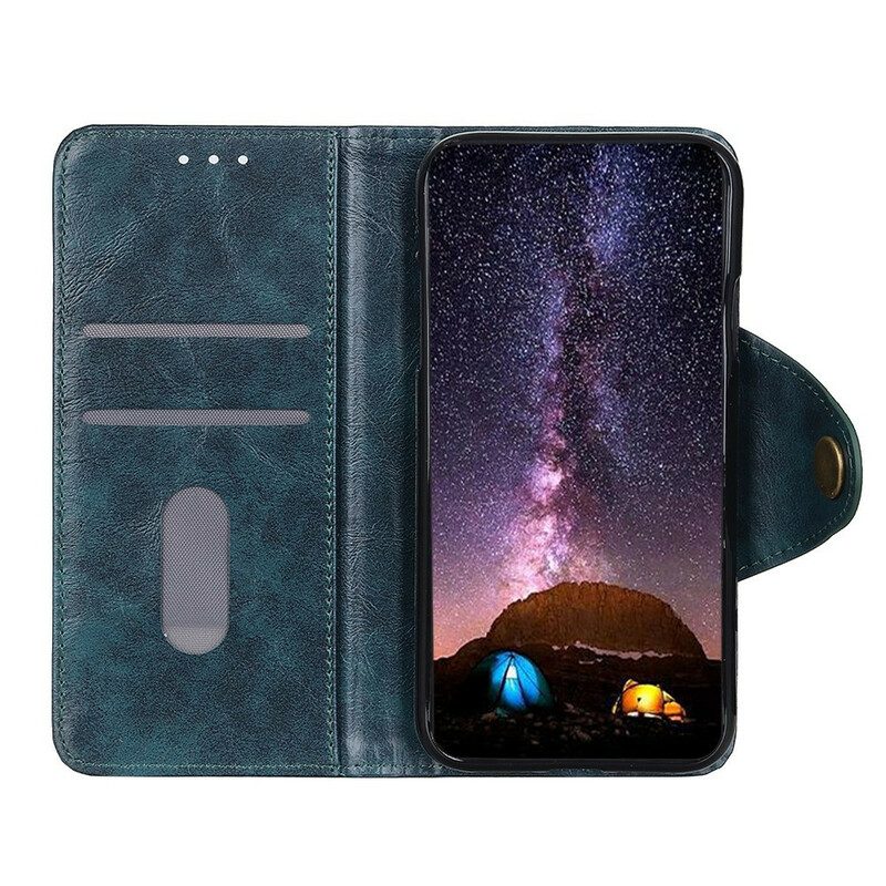 Folio-hoesje voor Samsung Galaxy S20 FE Glanzend Imitatieleer Khazneh