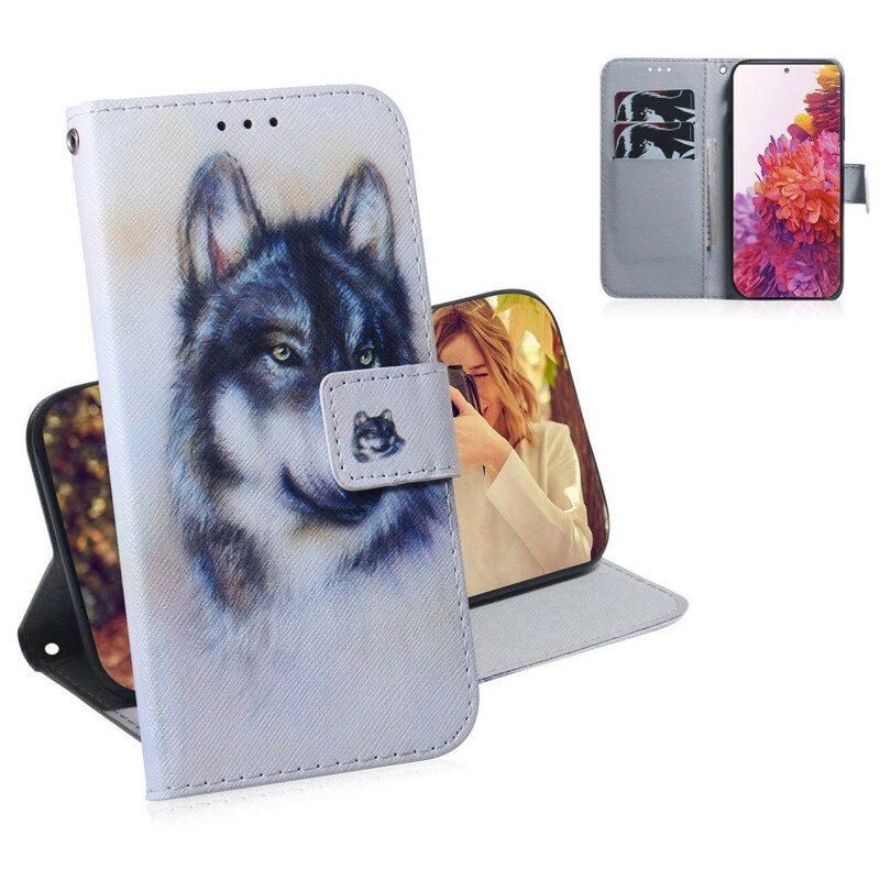 Folio-hoesje voor Samsung Galaxy S20 FE Honden Uiterlijk