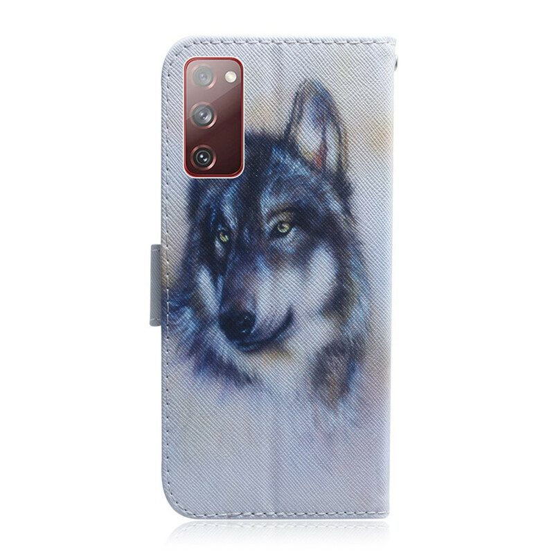 Folio-hoesje voor Samsung Galaxy S20 FE Honden Uiterlijk