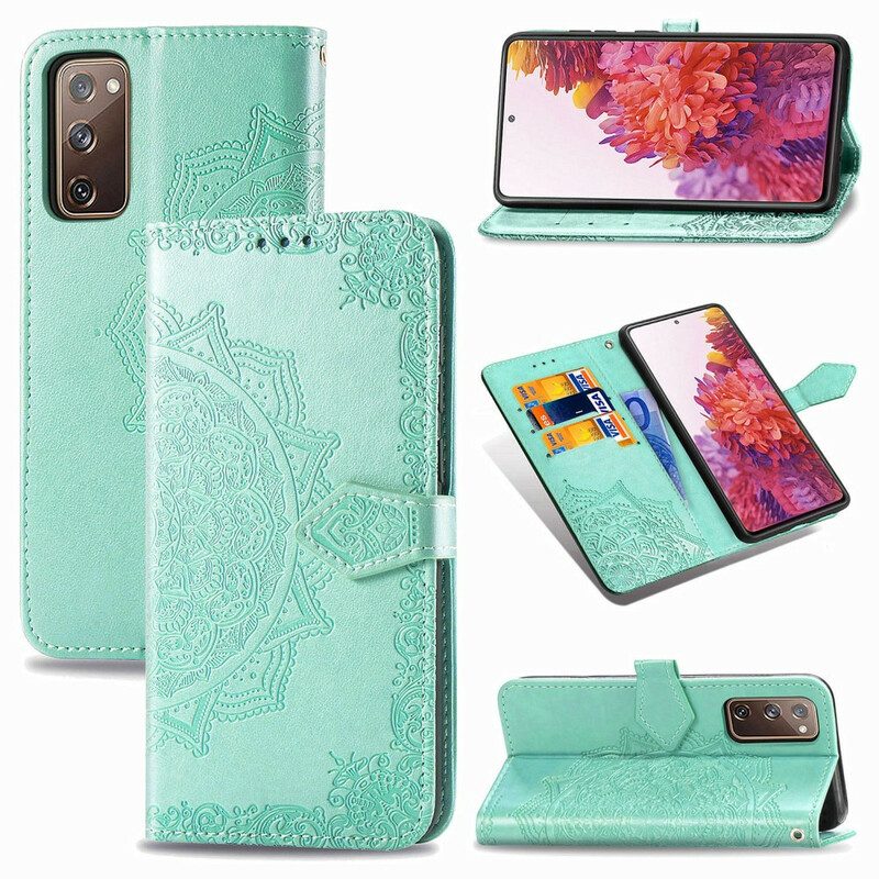 Folio-hoesje voor Samsung Galaxy S20 FE Mandala Middeleeuwen