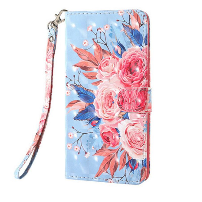 Folio-hoesje voor Samsung Galaxy S20 FE Romantische Lichtspot Met Lanyard