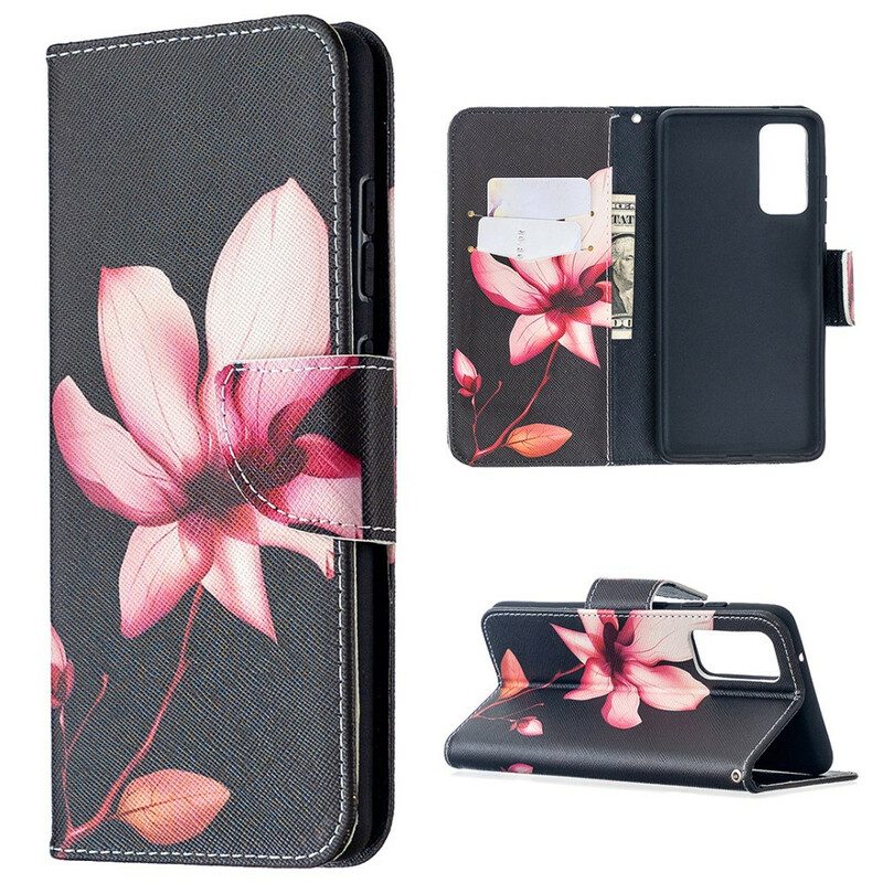 Folio-hoesje voor Samsung Galaxy S20 FE Roze Bloem