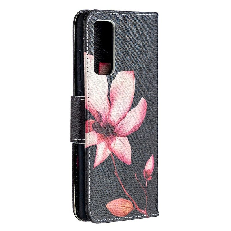 Folio-hoesje voor Samsung Galaxy S20 FE Roze Bloem