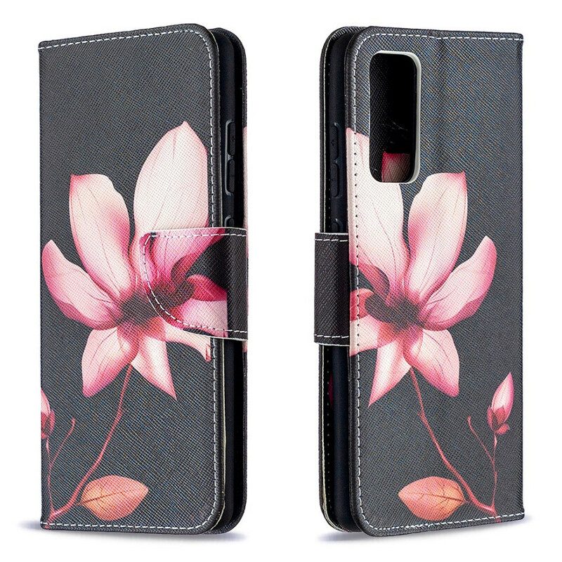 Folio-hoesje voor Samsung Galaxy S20 FE Roze Bloem