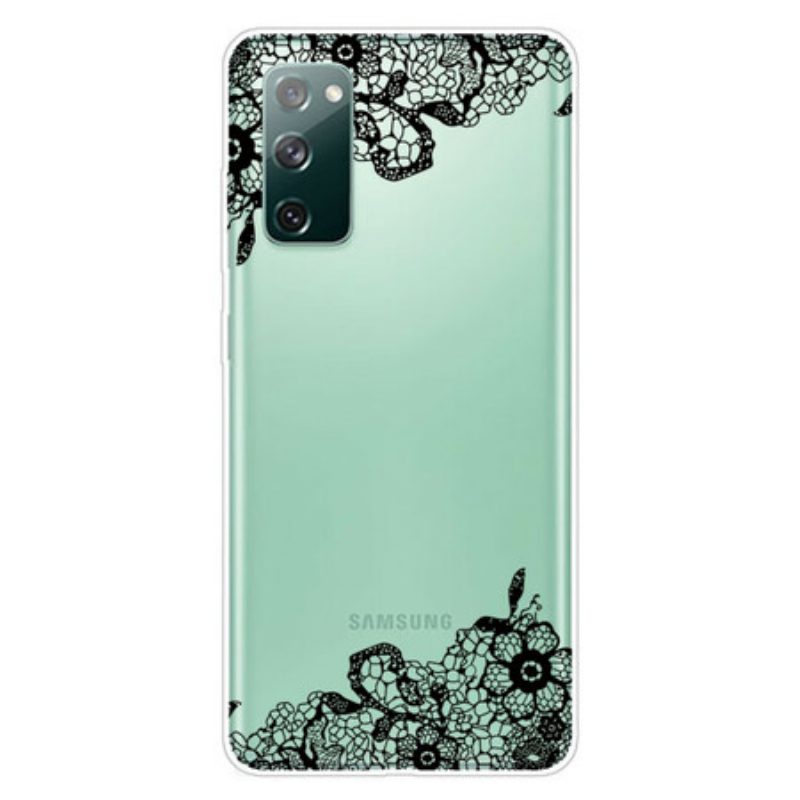 Hoesje voor Samsung Galaxy S20 FE Fijne Kant