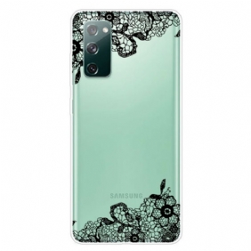 Hoesje voor Samsung Galaxy S20 FE Fijne Kant