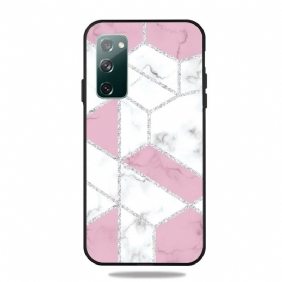 Hoesje voor Samsung Galaxy S20 FE Glitter Marmer