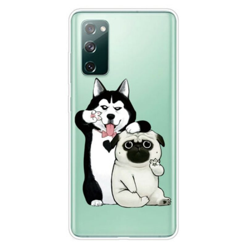 Hoesje voor Samsung Galaxy S20 FE Grappige Honden