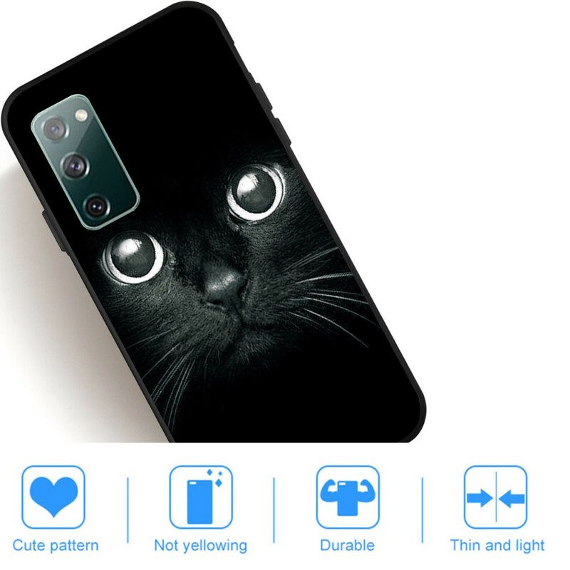 Hoesje voor Samsung Galaxy S20 FE Katten Ogen