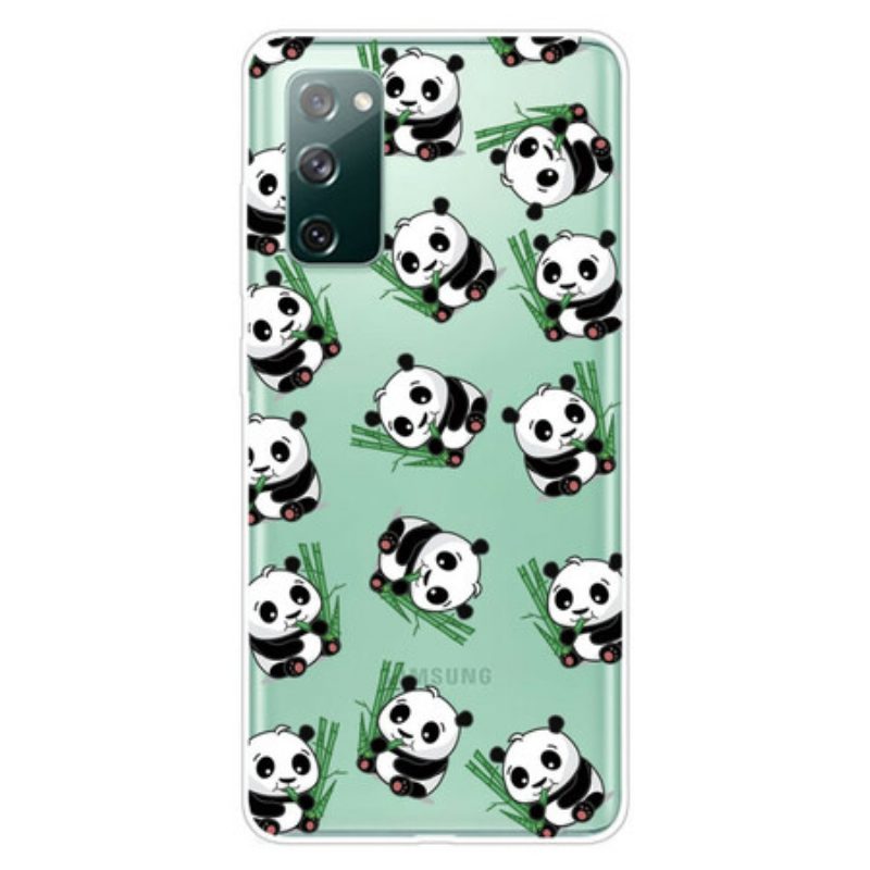 Hoesje voor Samsung Galaxy S20 FE Kleine Panda's