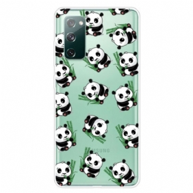 Hoesje voor Samsung Galaxy S20 FE Kleine Panda's