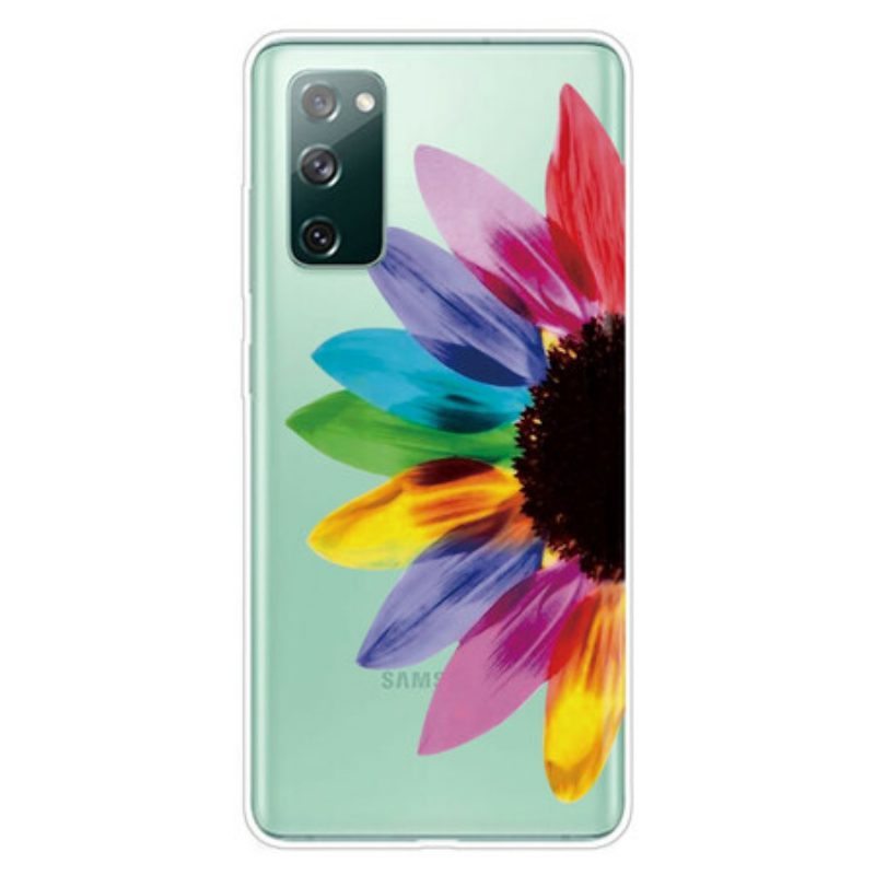 Hoesje voor Samsung Galaxy S20 FE Kleurrijke Bloem