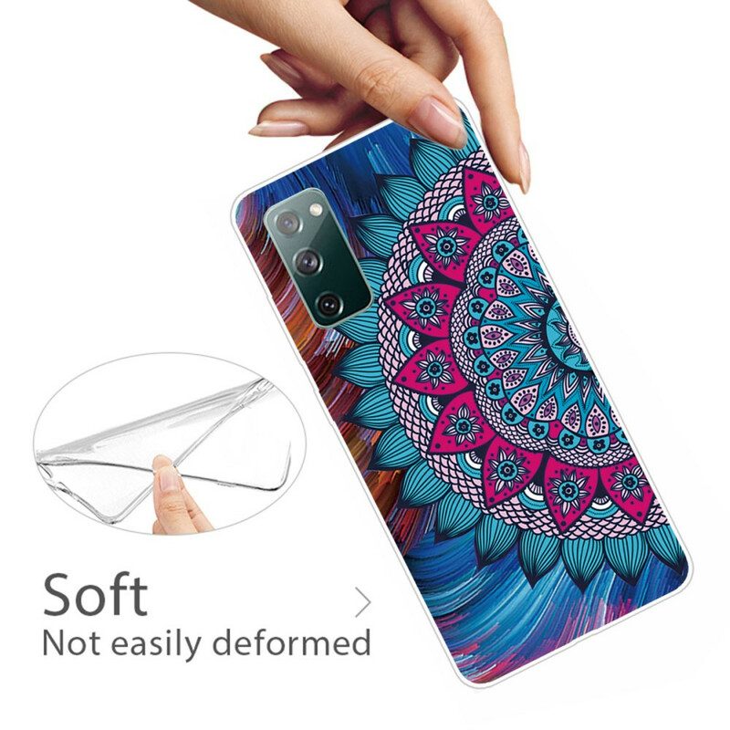 Hoesje voor Samsung Galaxy S20 FE Kleurrijke Mandala