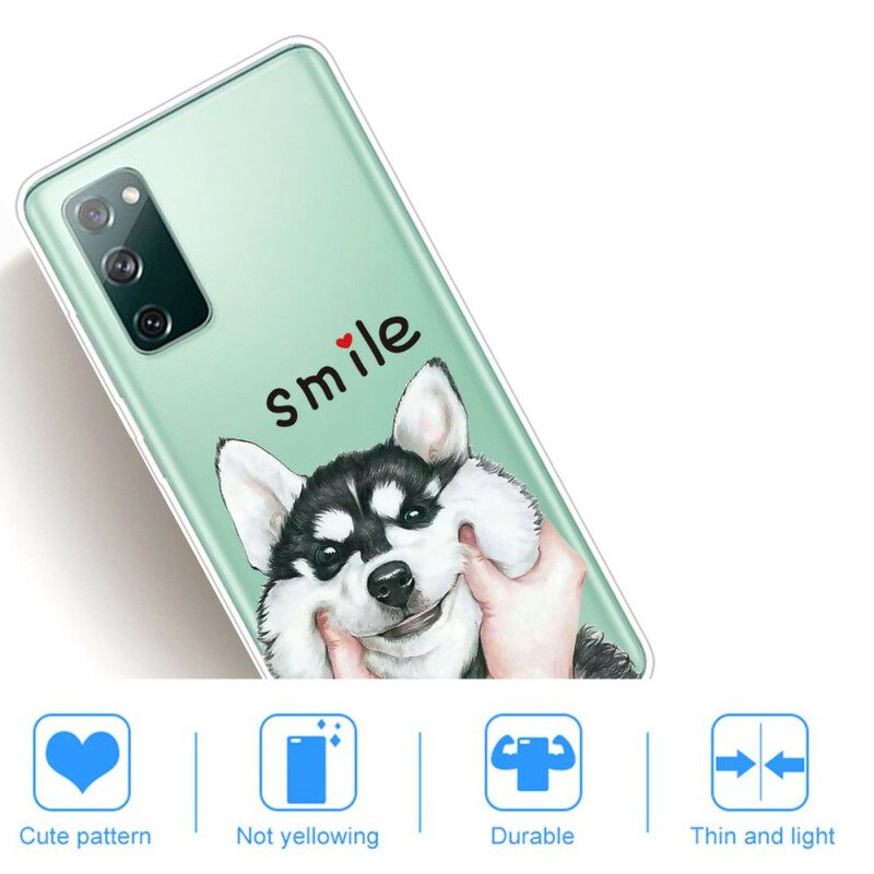 Hoesje voor Samsung Galaxy S20 FE Lach Hond