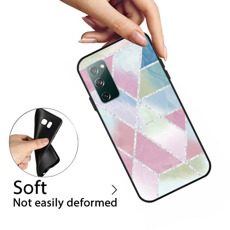 Hoesje voor Samsung Galaxy S20 FE Marmeren Geometrie