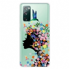 Hoesje voor Samsung Galaxy S20 FE Mooi Bloemhoofd