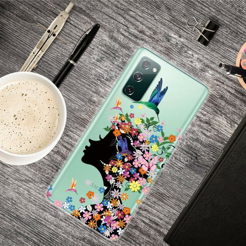 Hoesje voor Samsung Galaxy S20 FE Mooi Bloemhoofd