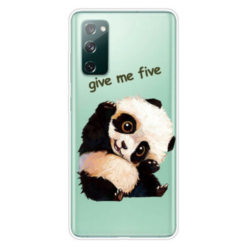 Hoesje voor Samsung Galaxy S20 FE Naadloze Panda Geef Me Vijf