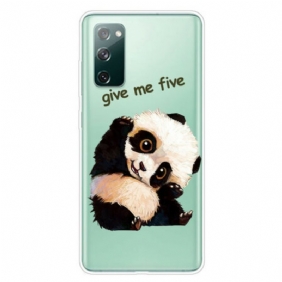 Hoesje voor Samsung Galaxy S20 FE Naadloze Panda Geef Me Vijf