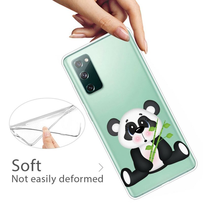 Hoesje voor Samsung Galaxy S20 FE Naadloze Trieste Panda