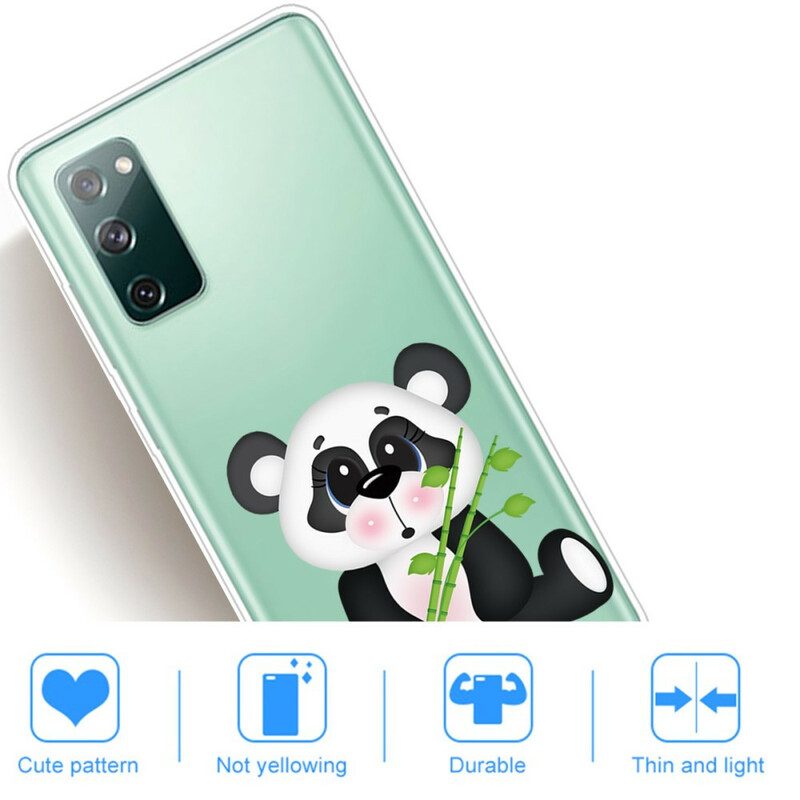 Hoesje voor Samsung Galaxy S20 FE Naadloze Trieste Panda