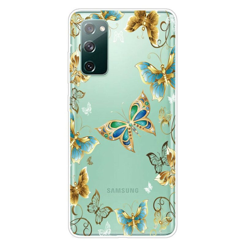 Hoesje voor Samsung Galaxy S20 FE Ontwerp Vlinders