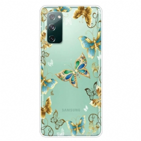 Hoesje voor Samsung Galaxy S20 FE Ontwerp Vlinders