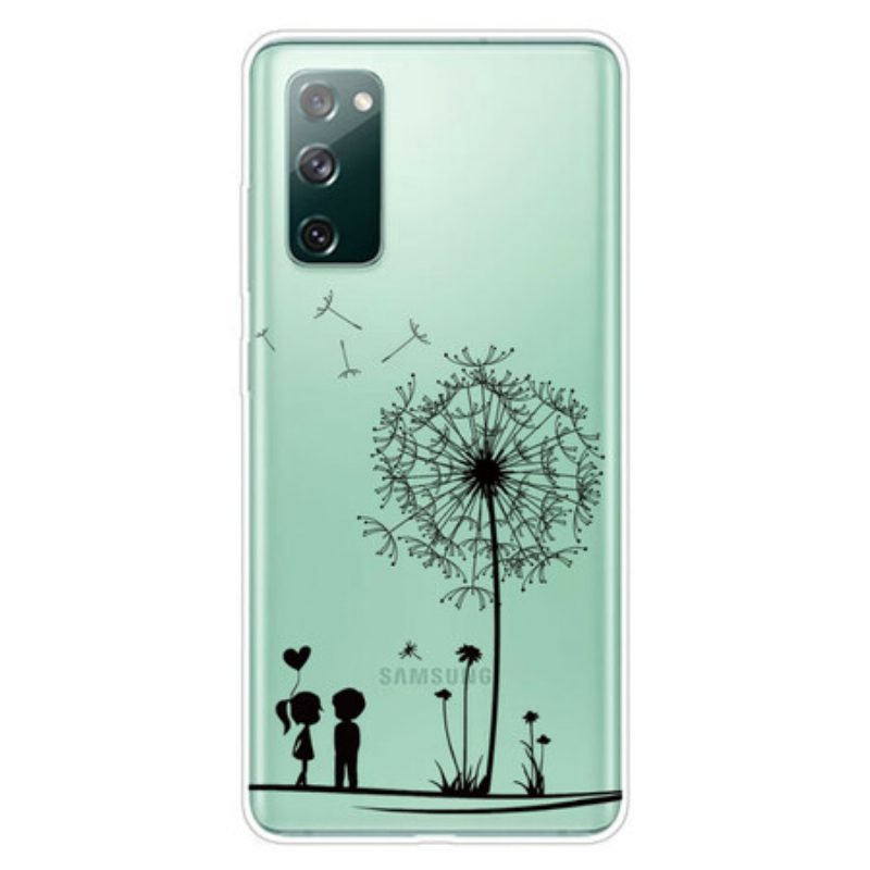 Hoesje voor Samsung Galaxy S20 FE Paardebloem Liefde