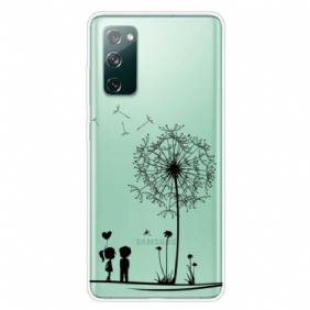 Hoesje voor Samsung Galaxy S20 FE Paardebloem Liefde