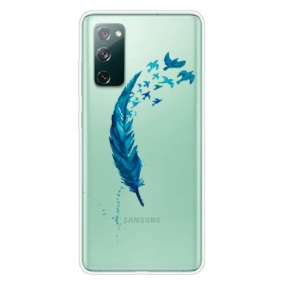 Hoesje voor Samsung Galaxy S20 FE Prachtige Veer