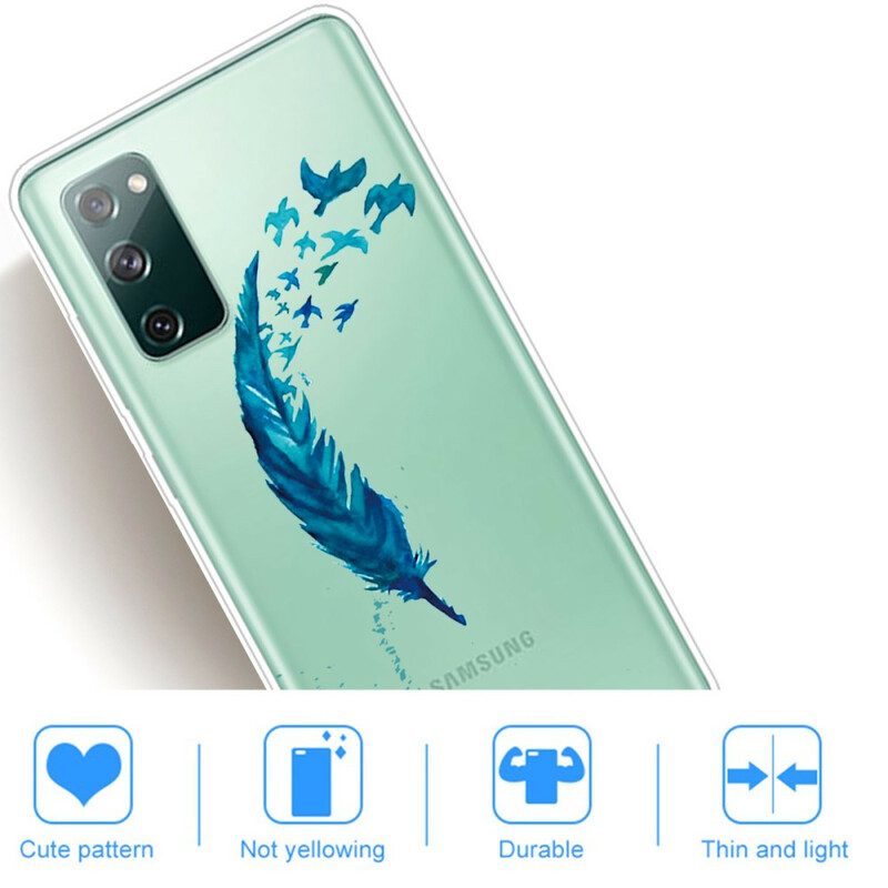 Hoesje voor Samsung Galaxy S20 FE Prachtige Veer