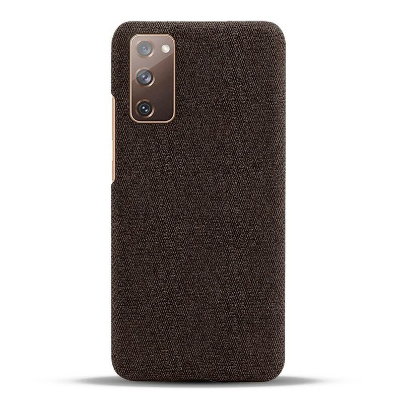 Hoesje voor Samsung Galaxy S20 FE Stoffen Textuur