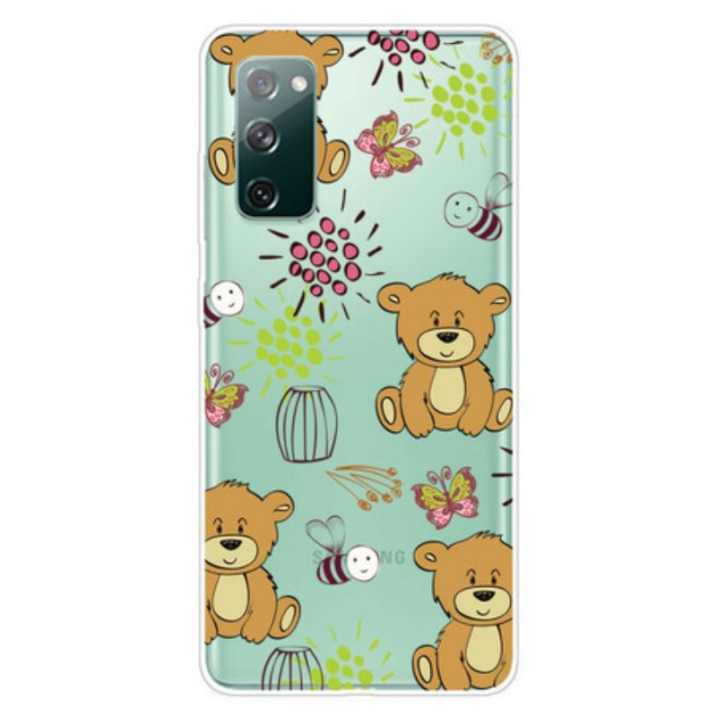 Hoesje voor Samsung Galaxy S20 FE Teddyberen Topje