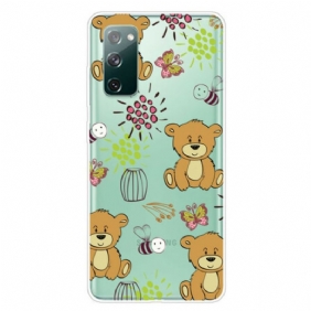 Hoesje voor Samsung Galaxy S20 FE Teddyberen Topje