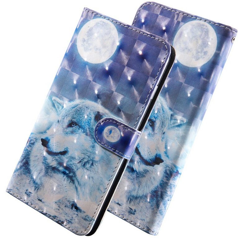 Leren Hoesje voor Samsung Galaxy S20 FE Hektor De Wolf