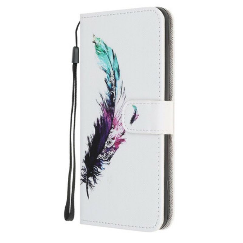 Leren Hoesje voor Samsung Galaxy S20 FE Met Ketting Veer Met Koord