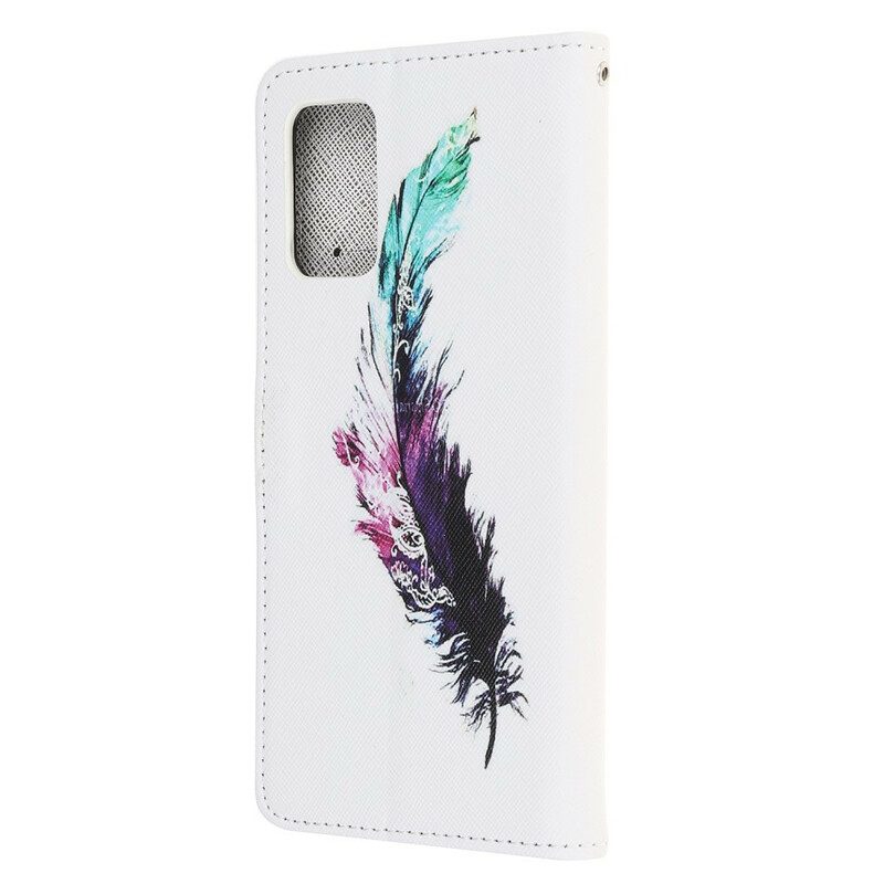 Leren Hoesje voor Samsung Galaxy S20 FE Met Ketting Veer Met Koord