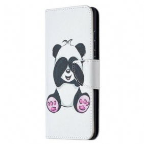 Leren Hoesje voor Samsung Galaxy S20 FE Panda-plezier