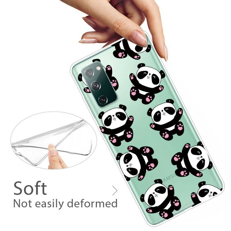 Telefoonhoesje voor Samsung Galaxy S20 FE Top Panda's Plezier