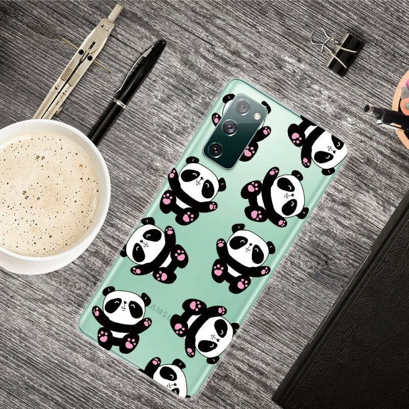 Telefoonhoesje voor Samsung Galaxy S20 FE Top Panda's Plezier