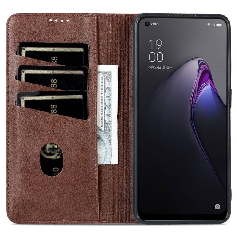 Bescherming Hoesje voor Oppo Reno 8 Pro Folio-hoesje Azns