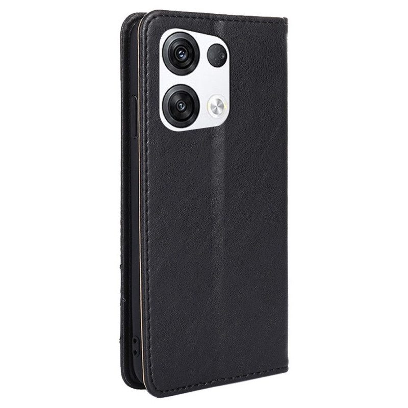 Bescherming Hoesje voor Oppo Reno 8 Pro Folio-hoesje Decoratieve Klinknagels