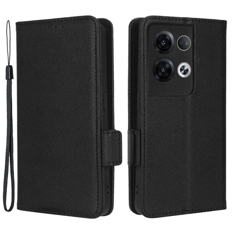 Flip Case voor Oppo Reno 8 Pro Ultra Fijn