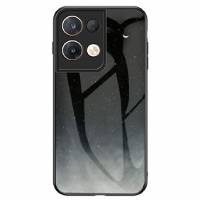 Hoesje voor Oppo Reno 8 Pro Patroon Van Gehard Glas