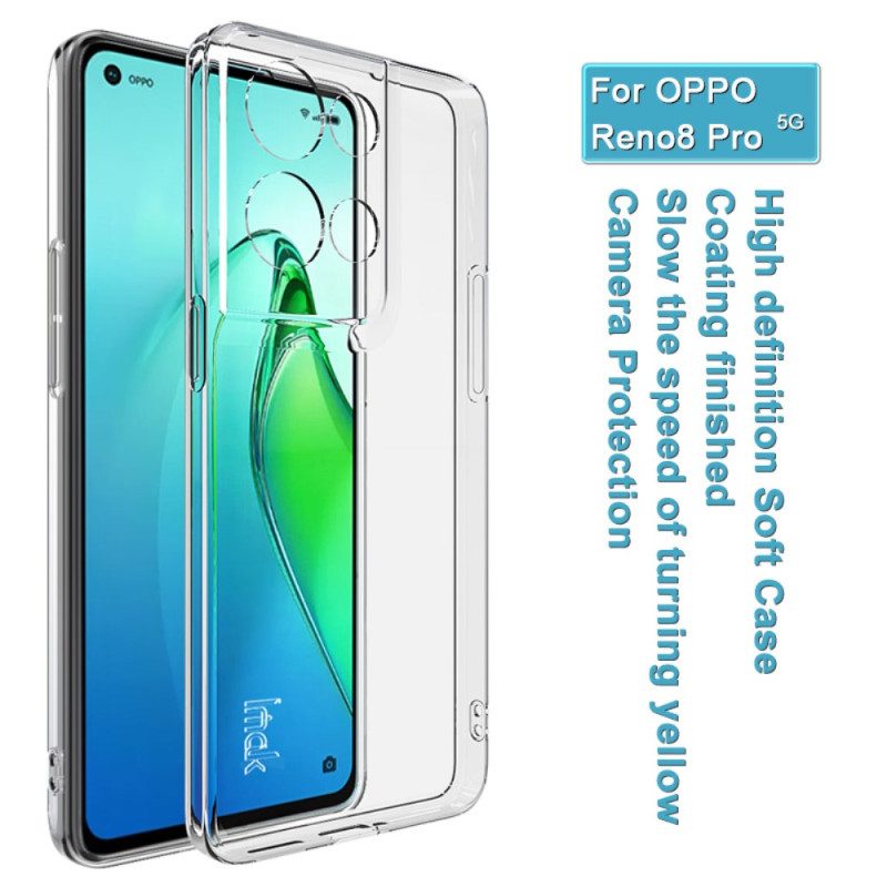 Telefoonhoesje voor Oppo Reno 8 Pro Transparant Imak