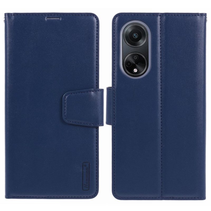 Flip Case Leren Oppo A98 5g Molenserie Hanman