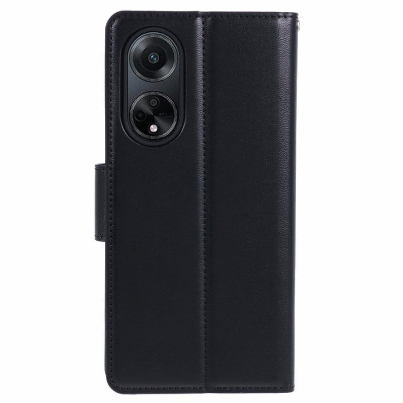 Flip Case Leren Oppo A98 5g Molenserie Hanman